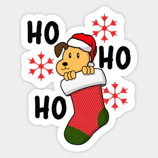 Ho, ho, ho! - Christmas Dog Lovers! Sticker